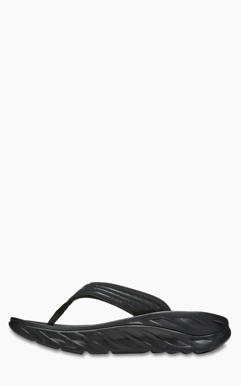 HOKA Ora Recovery Flip 2 Black/Dark Gull Gray