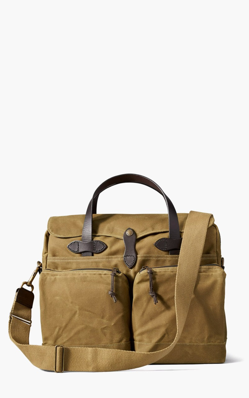 Filson 24-Hour Tin Briefcase Dark Tan
