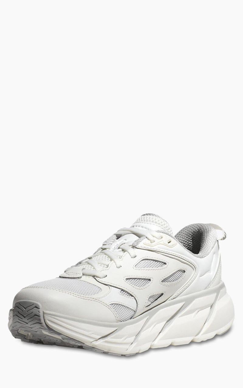HOKA Clifton L Leather White