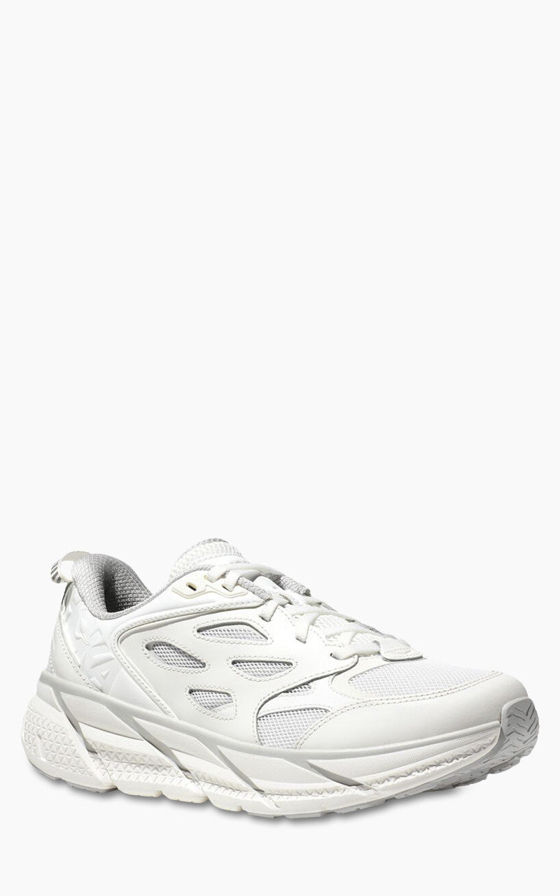 HOKA Clifton L Leather White