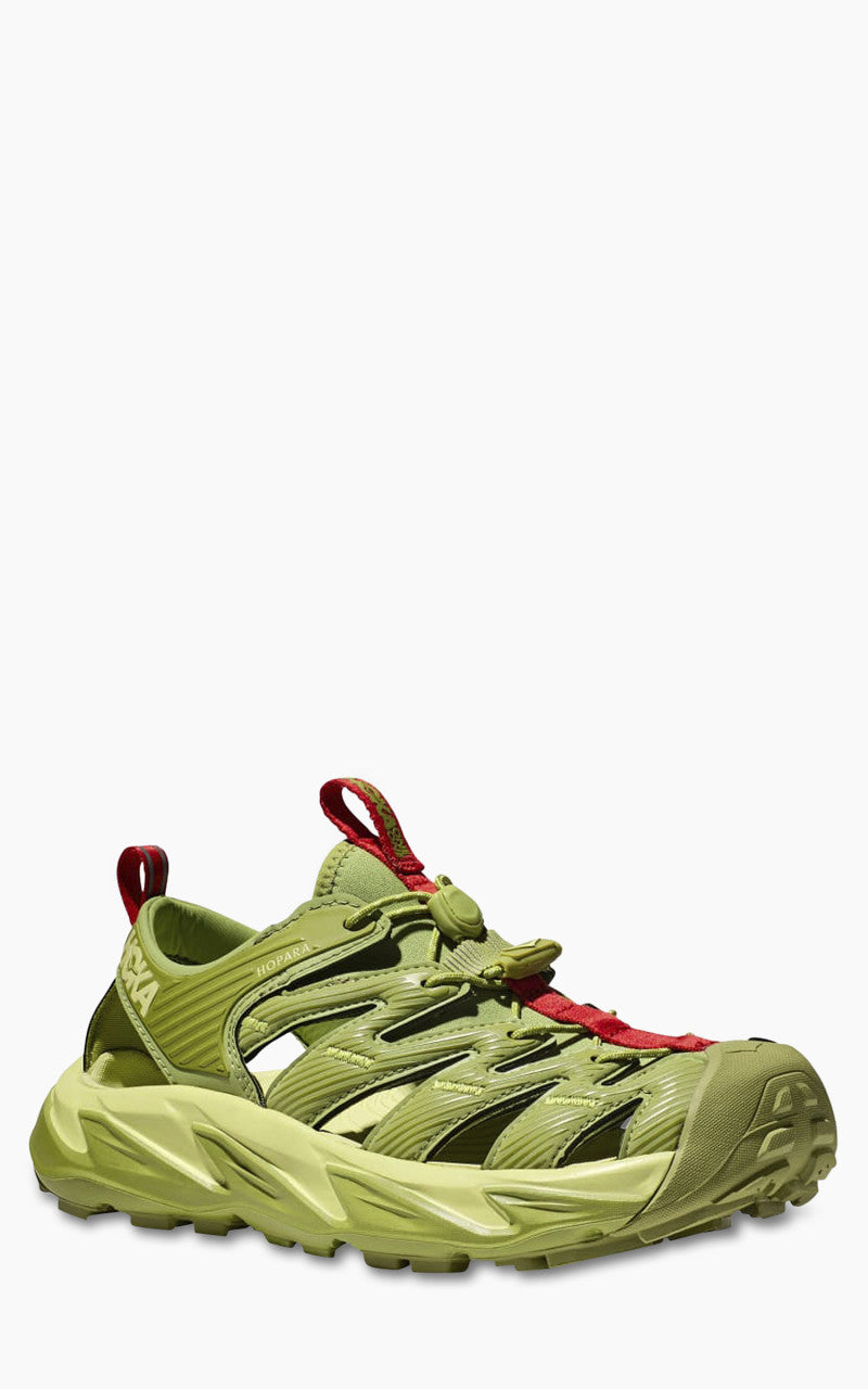 HOKA U Hopara Dark Citron/Luminary Green