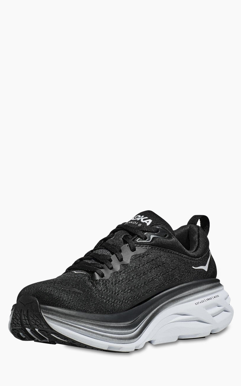 HOKA Bondi 8 Black/White