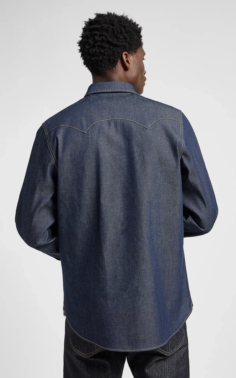 Lee 101 50s Western Shirt Dry Blue