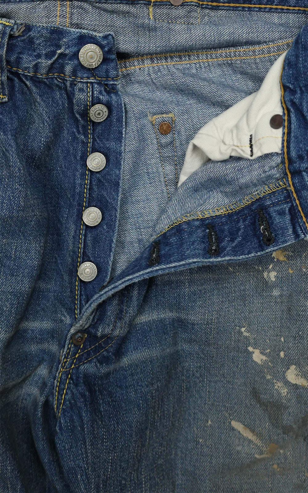 Fullcount 1126HW 1937 Model Selvedge Denim Dartford Splatter Indigo