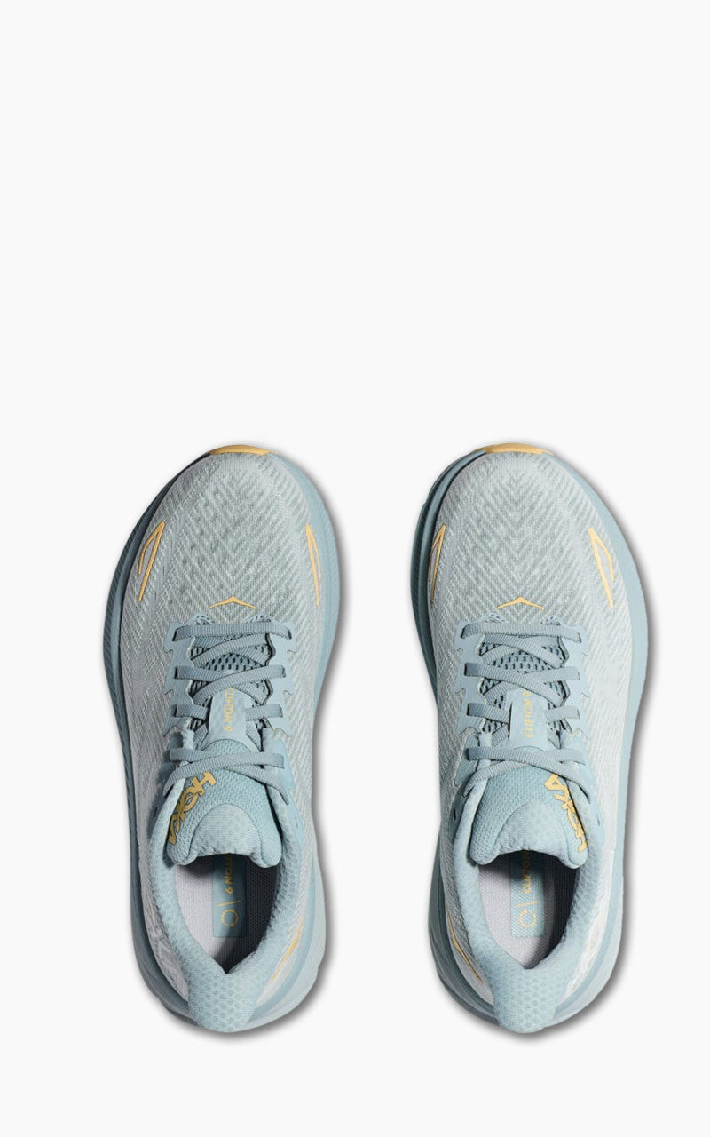 HOKA W Clifton 9 Cloud Blue/Ice Flow