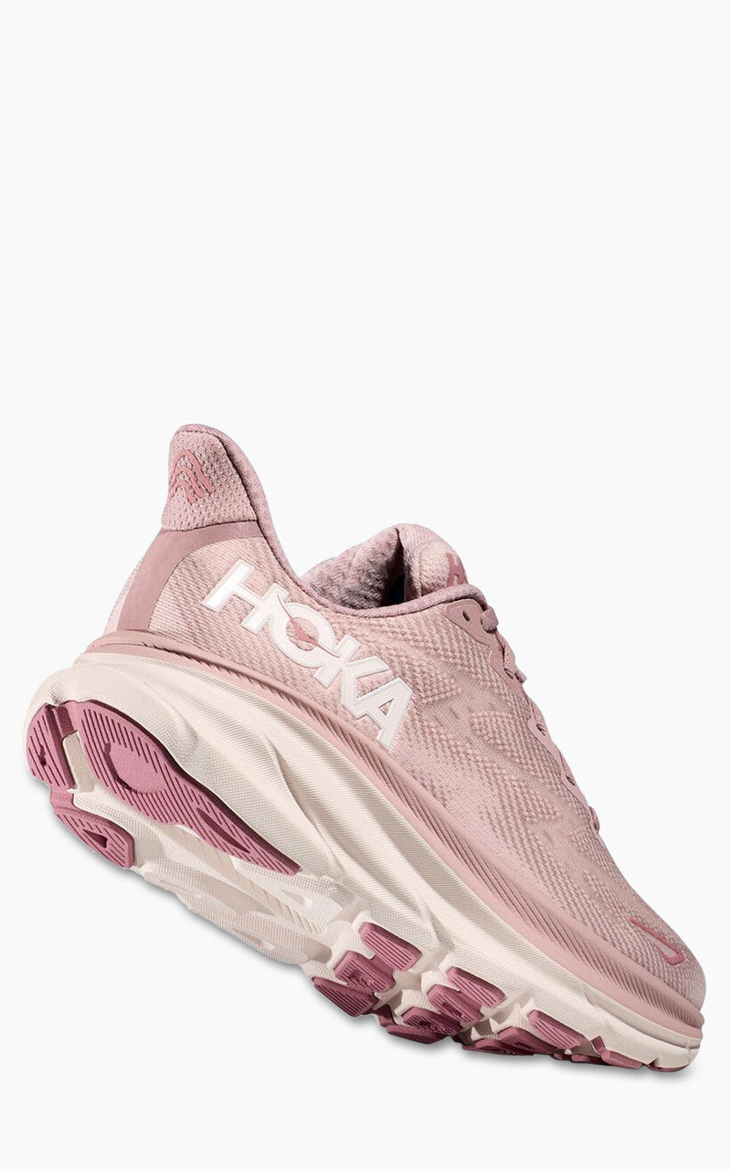 HOKA W Clifton 9 Pale Mauve/Peach Whip