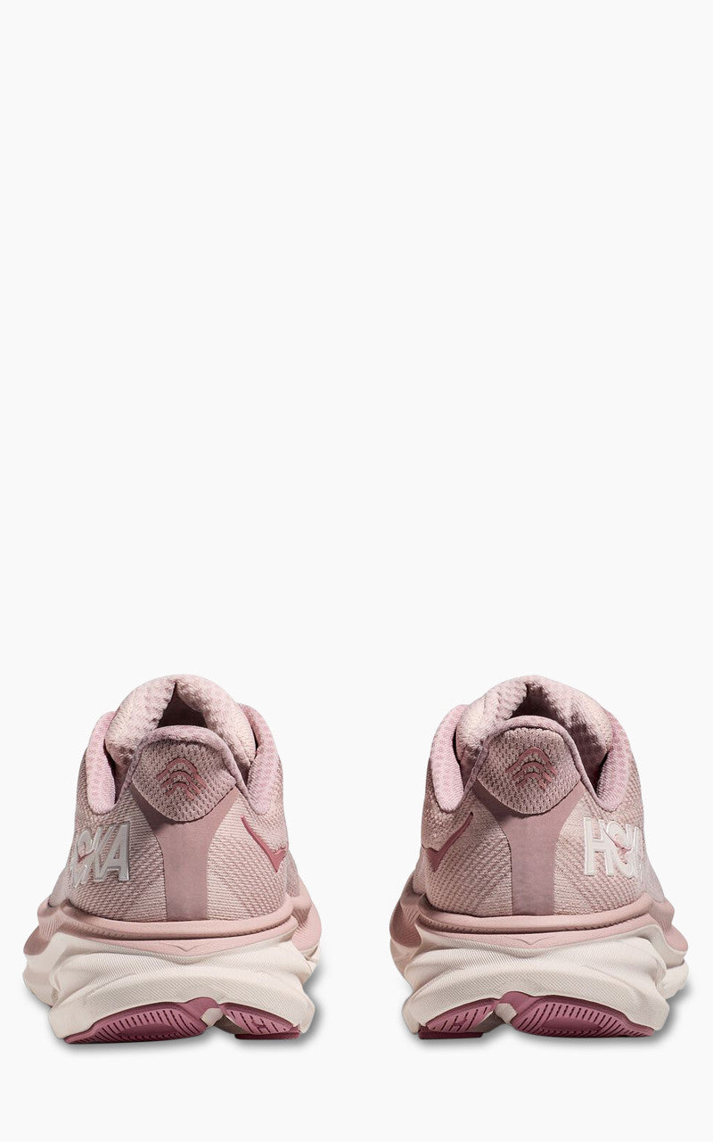HOKA W Clifton 9 Pale Mauve/Peach Whip