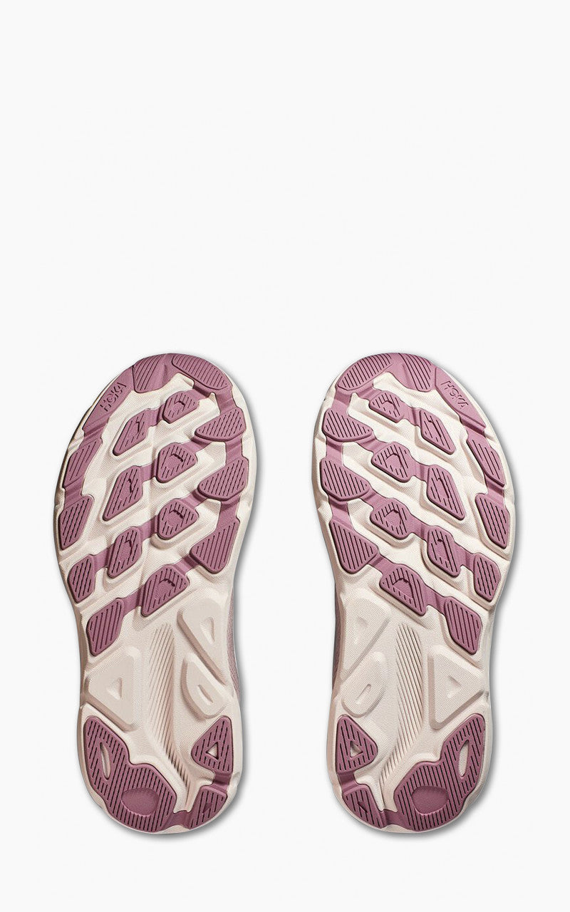 HOKA W Clifton 9 Pale Mauve/Peach Whip