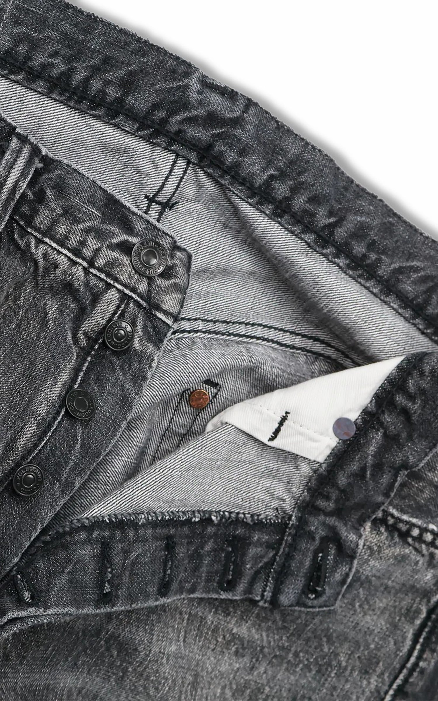 Fullcount 1137BKHW Duke 3 Model Selvedge Denim Dartford Black