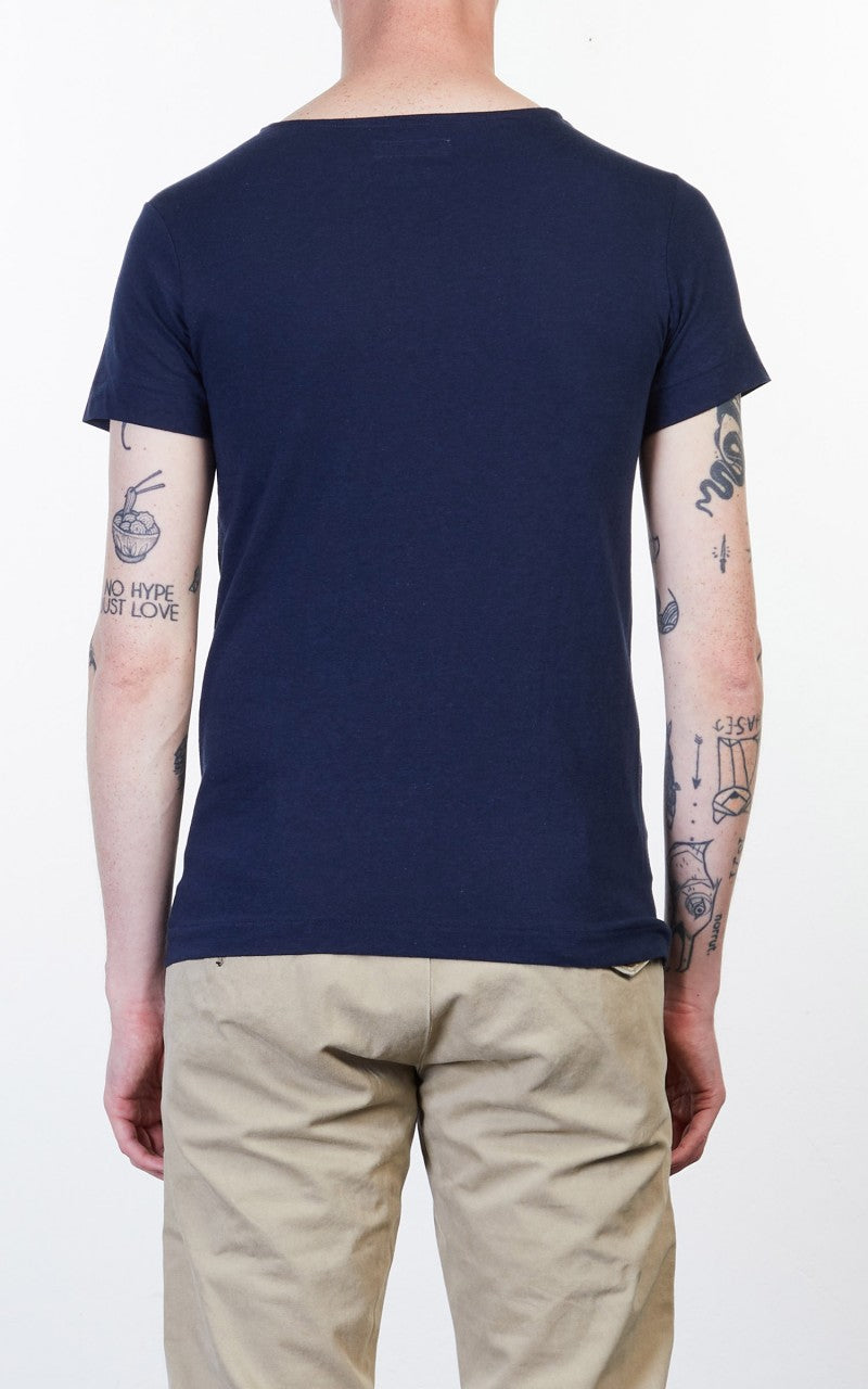 Merz b. Schwanen 114 1920s Tee Ink Blue