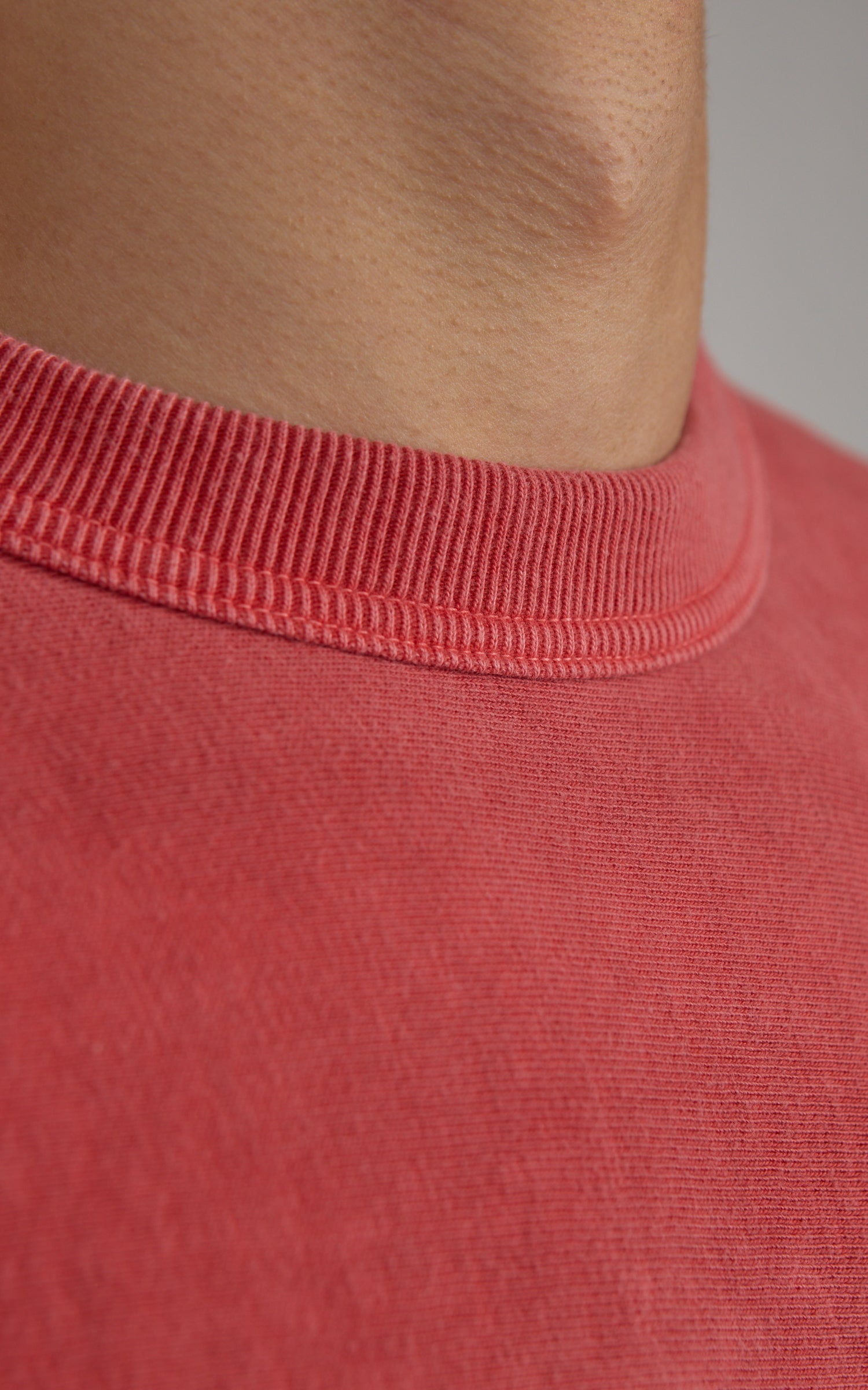 Studio D'Artisan 8185 "Bengala-Dye" Loop Wheel Sweatshirt Red