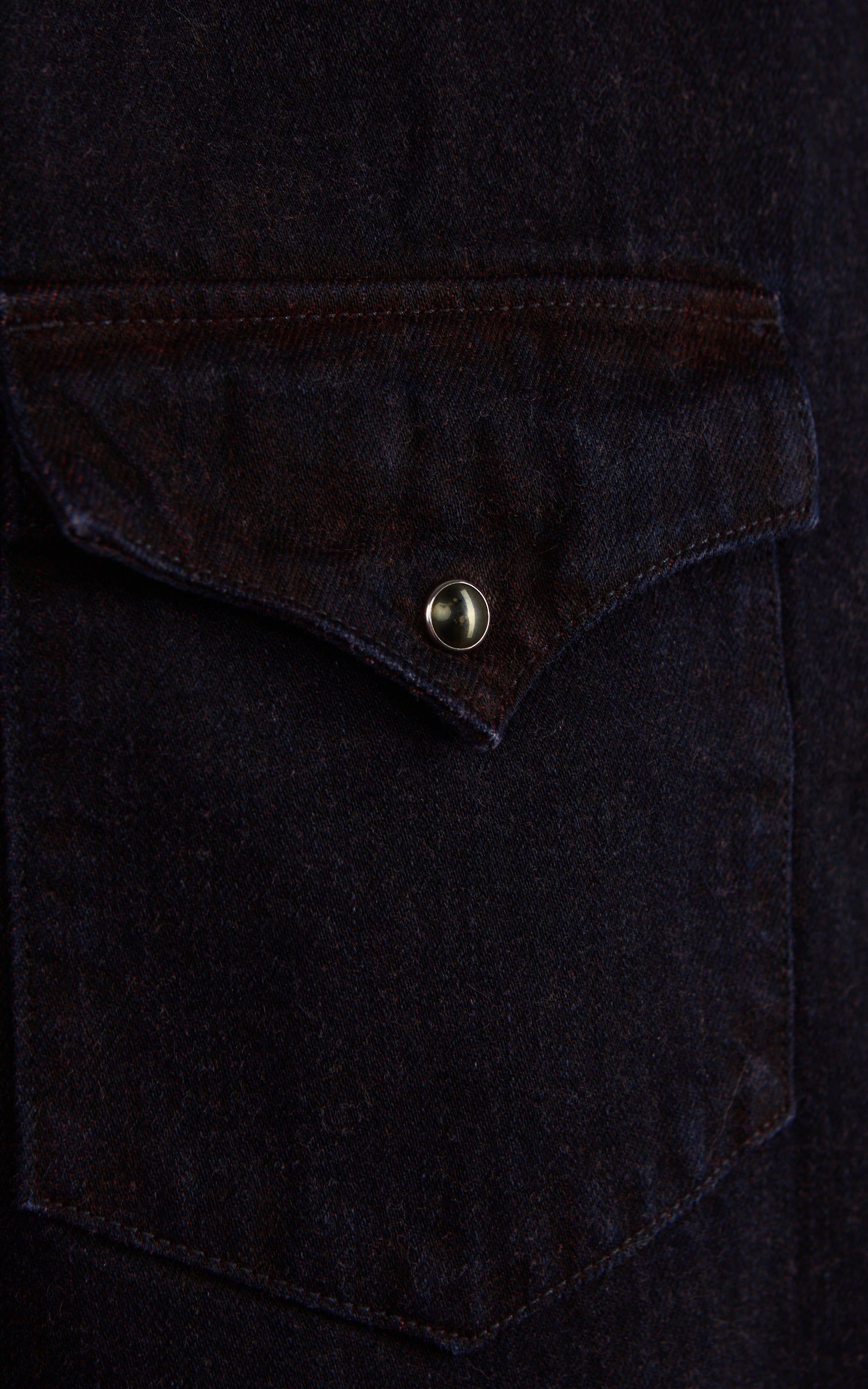 Studio D'Artisan D5727 "Bengala-Dye" Denim Western Shirt Red