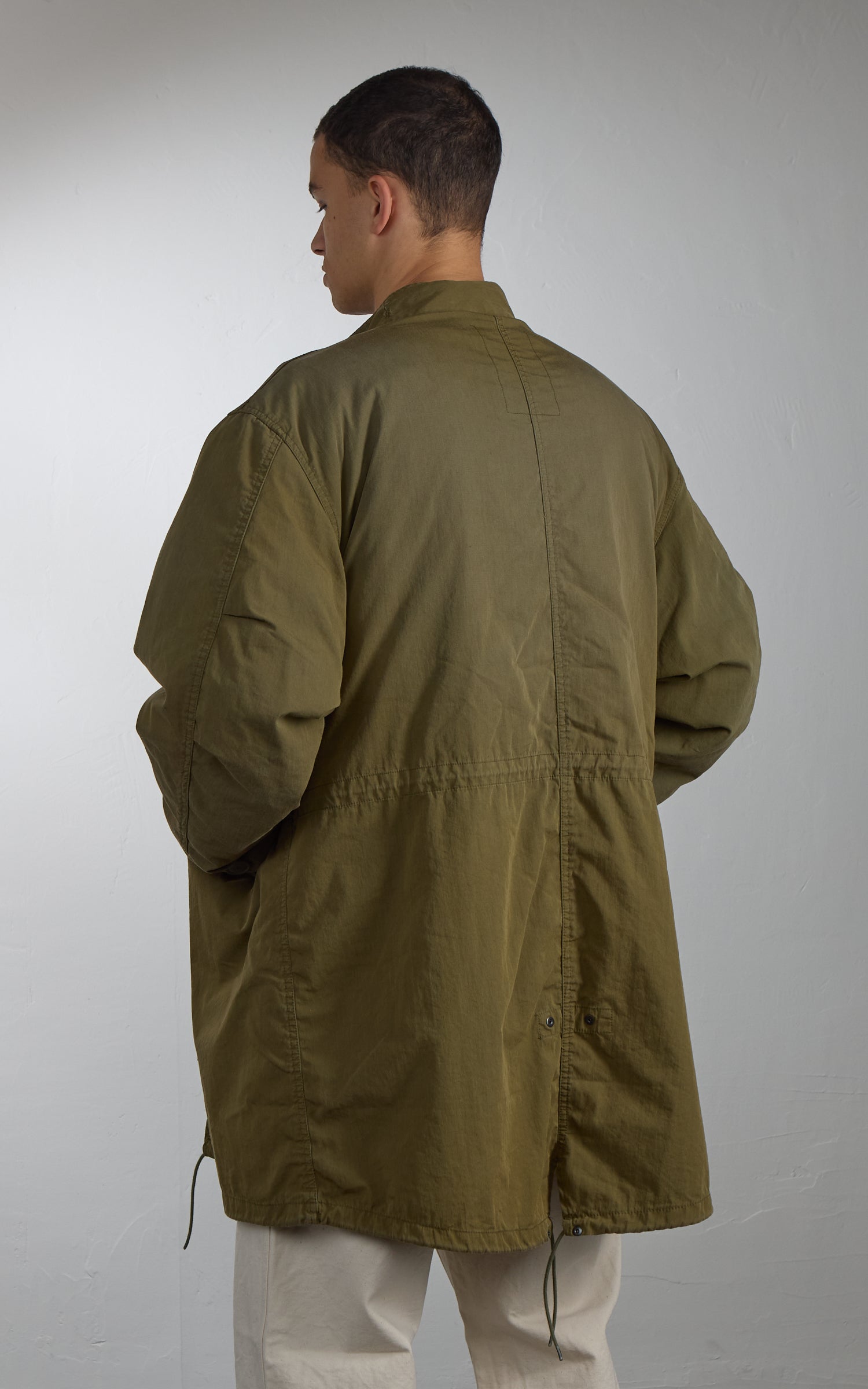 Military Surplus US M65 Fishtail Parka "O-Bleached" Olive Drab by 140FAHRENHEIT