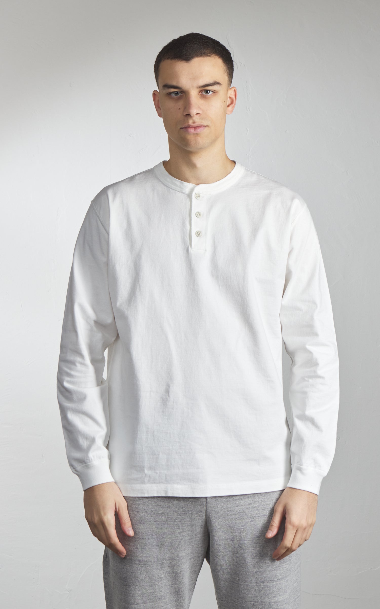 Barns Outfitters BR-3044BSP Cozun Longsleeve Henley Natural