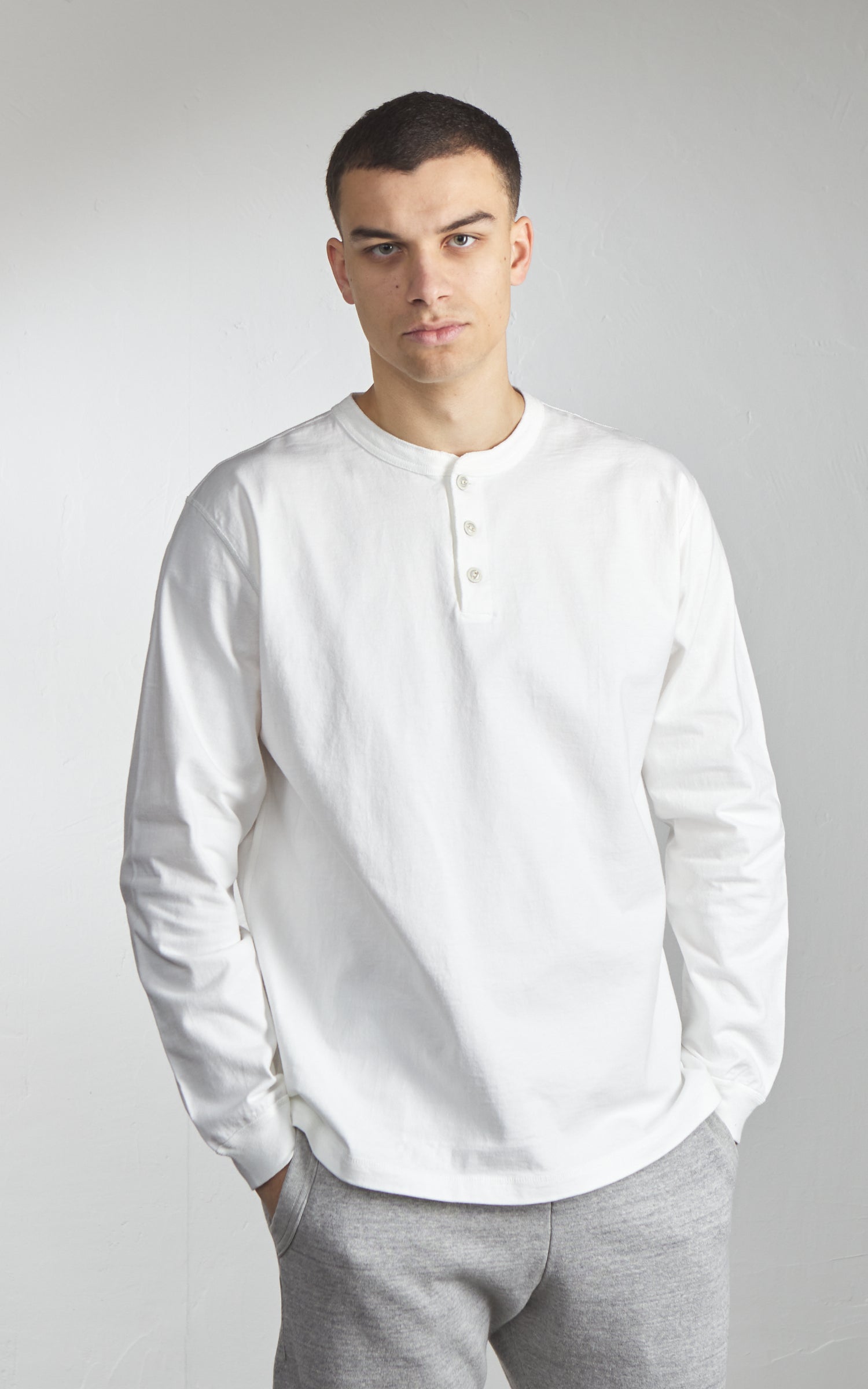 Barns Outfitters BR-3044BSP Cozun Longsleeve Henley Natural