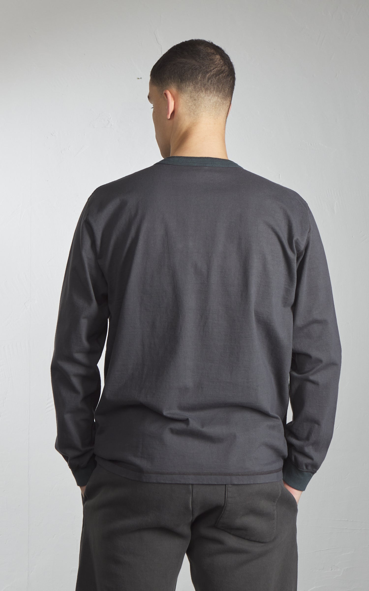 Barns Outfitters BR-3044BSP Cozun Longsleeve Henley Black