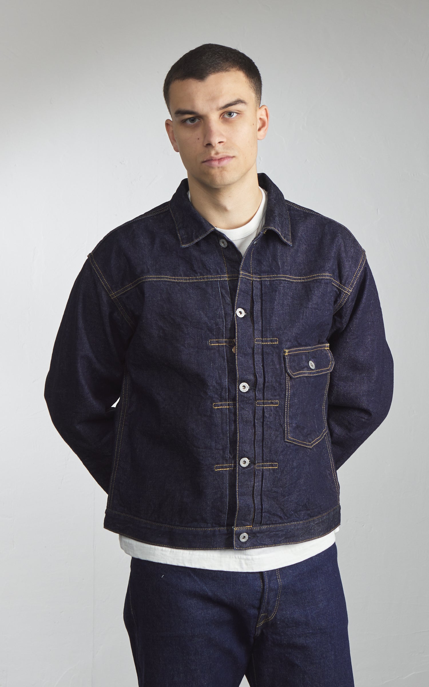Houston Type I Denim Jacket Blanket Lined Indigo