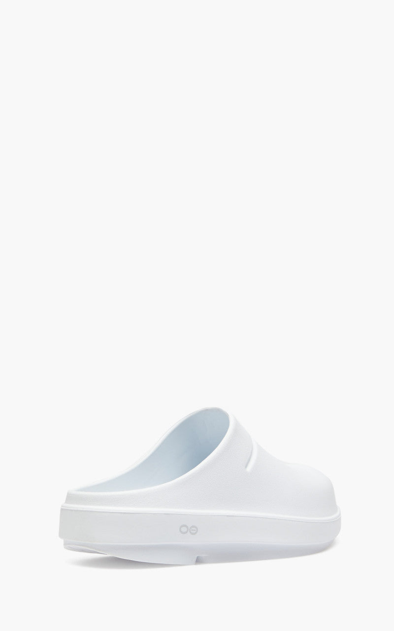 OOFOS Oocloog Sandals White
