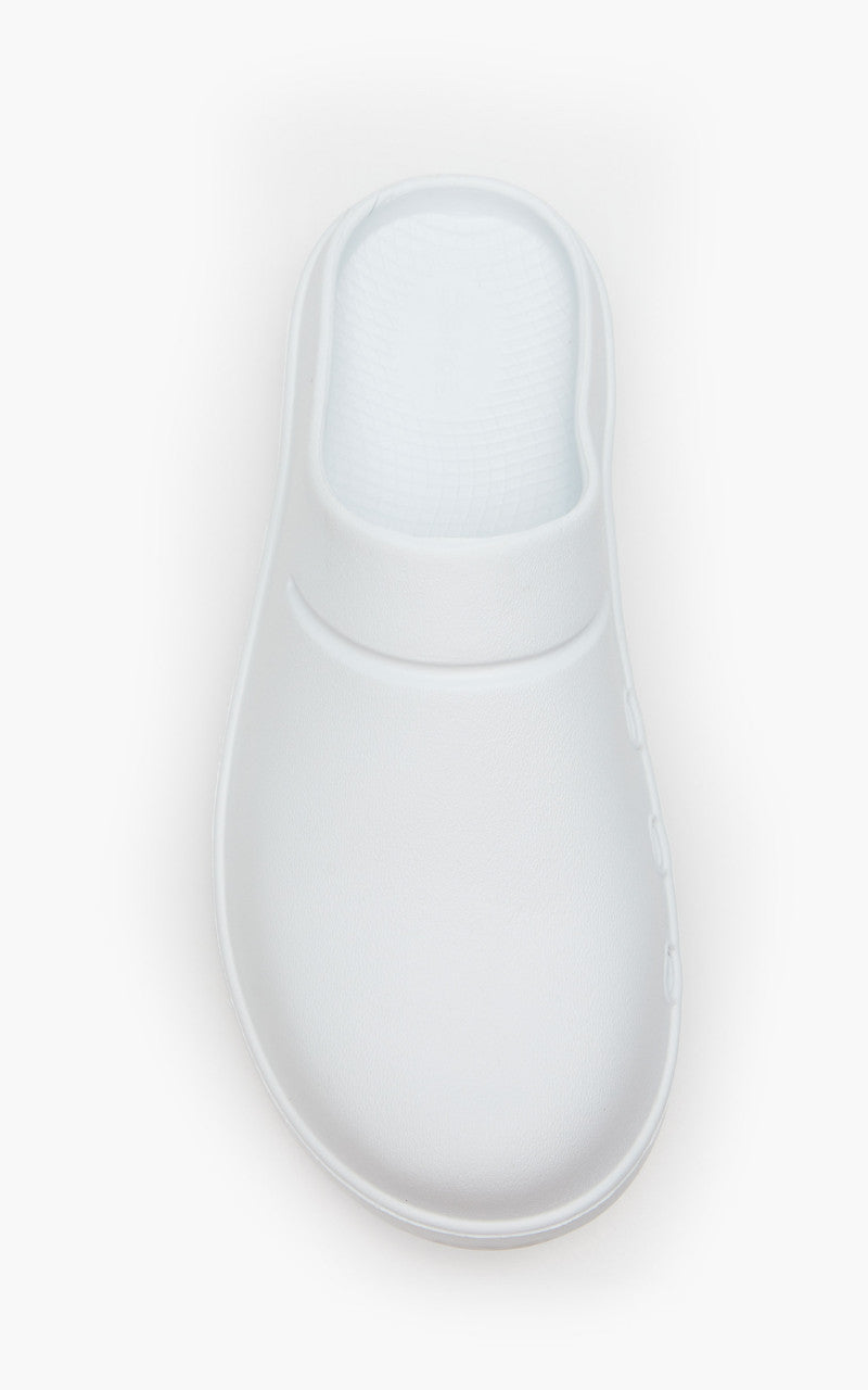 OOFOS Oocloog Sandals White