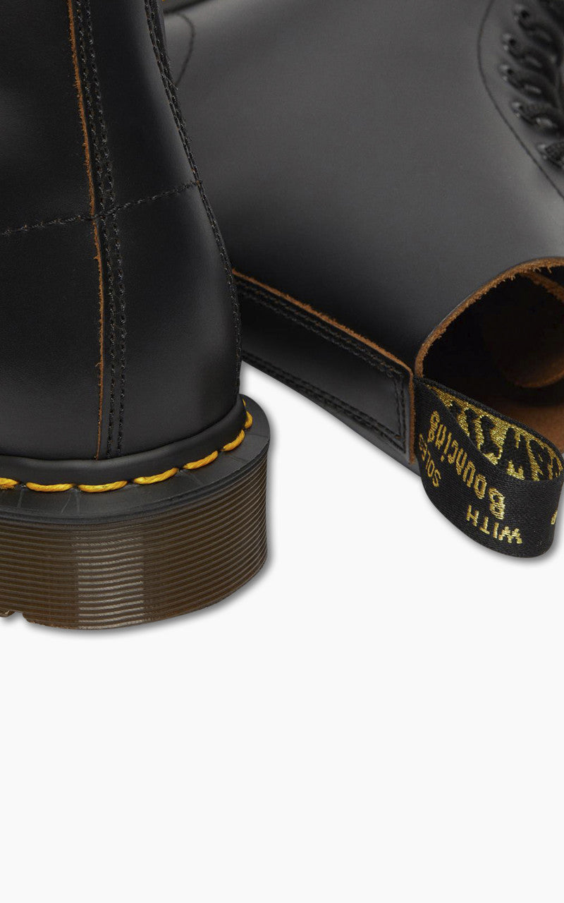 Dr. Martens 1460 Vintage Leather Lace Up Boots Black Quilon