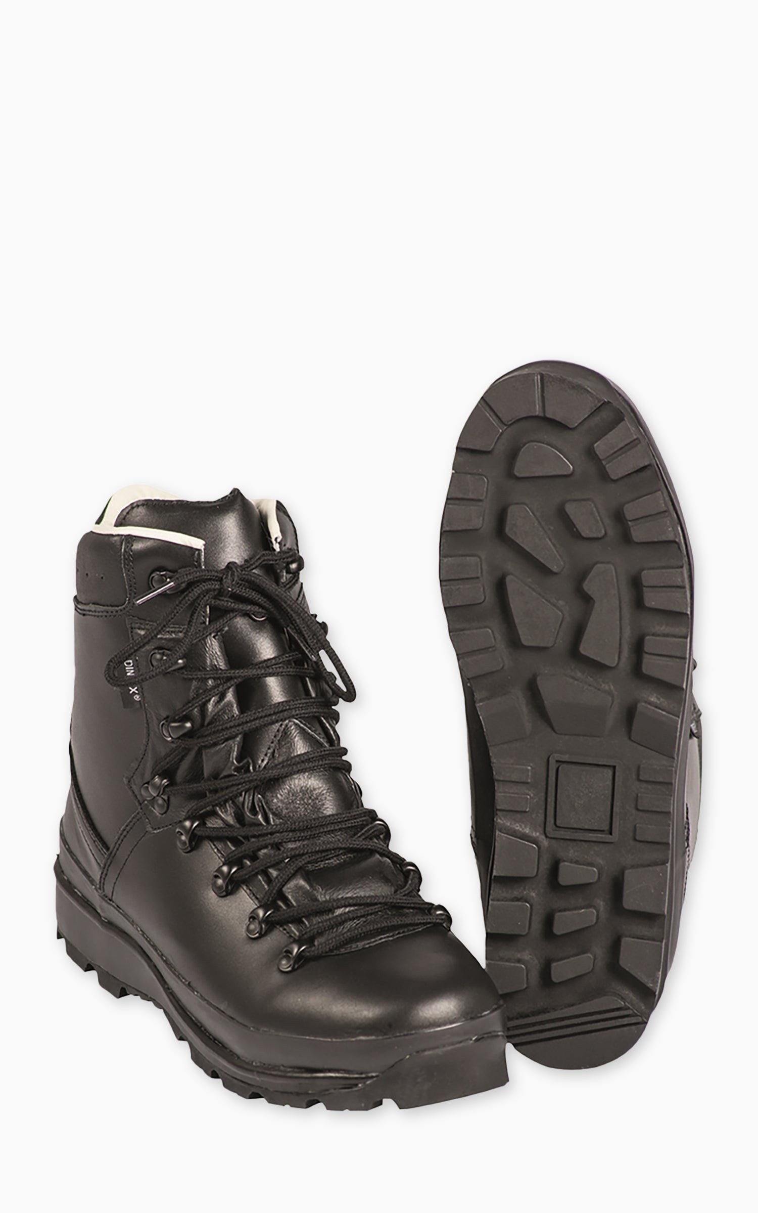 Military Surplus German Military Mountain Leather Boots Black