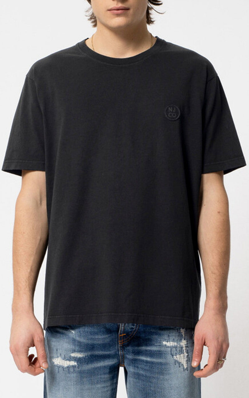 Nudie Jeans Uno NJCO Circle Faded Black