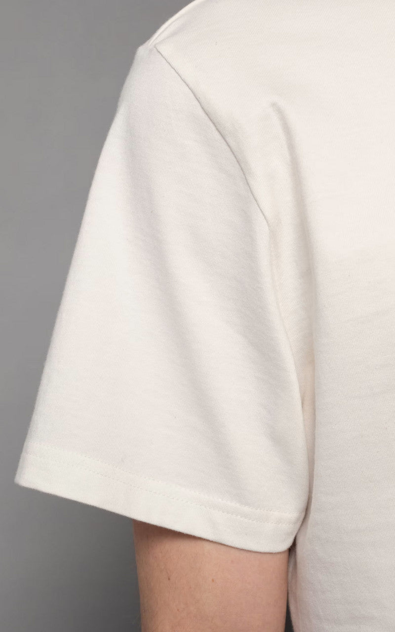 Nudie Jeans Roy Logo Tee Offwhite
