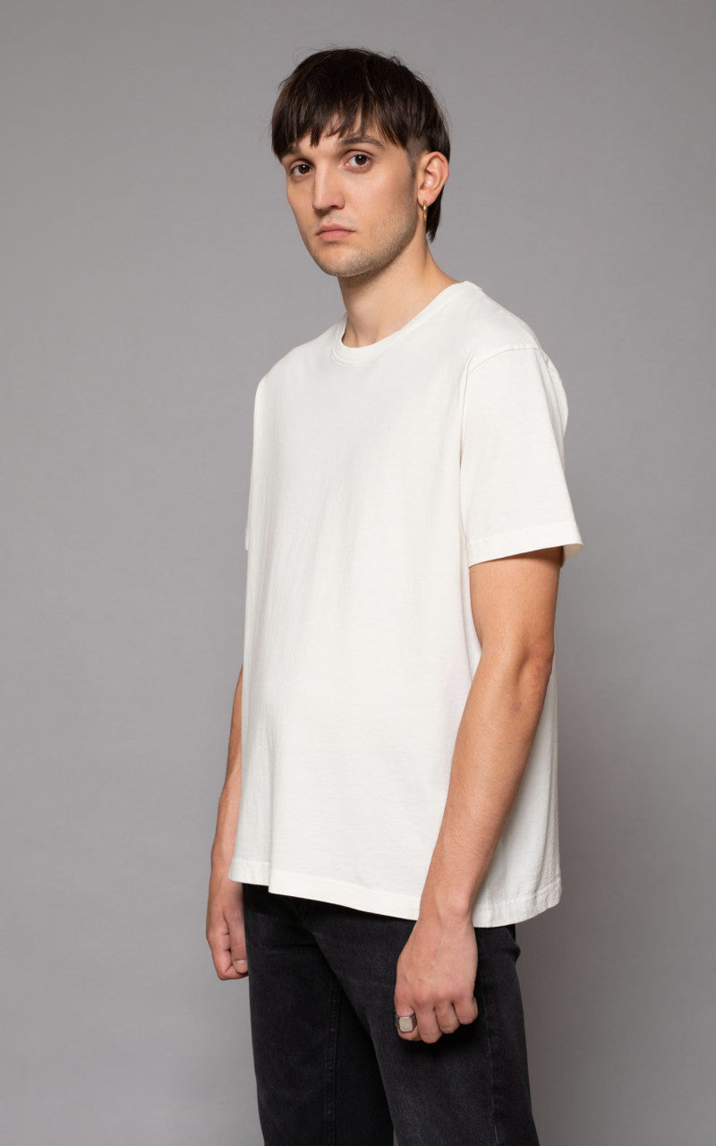 Nudie Jeans Uno Everyday Tee Chalk White