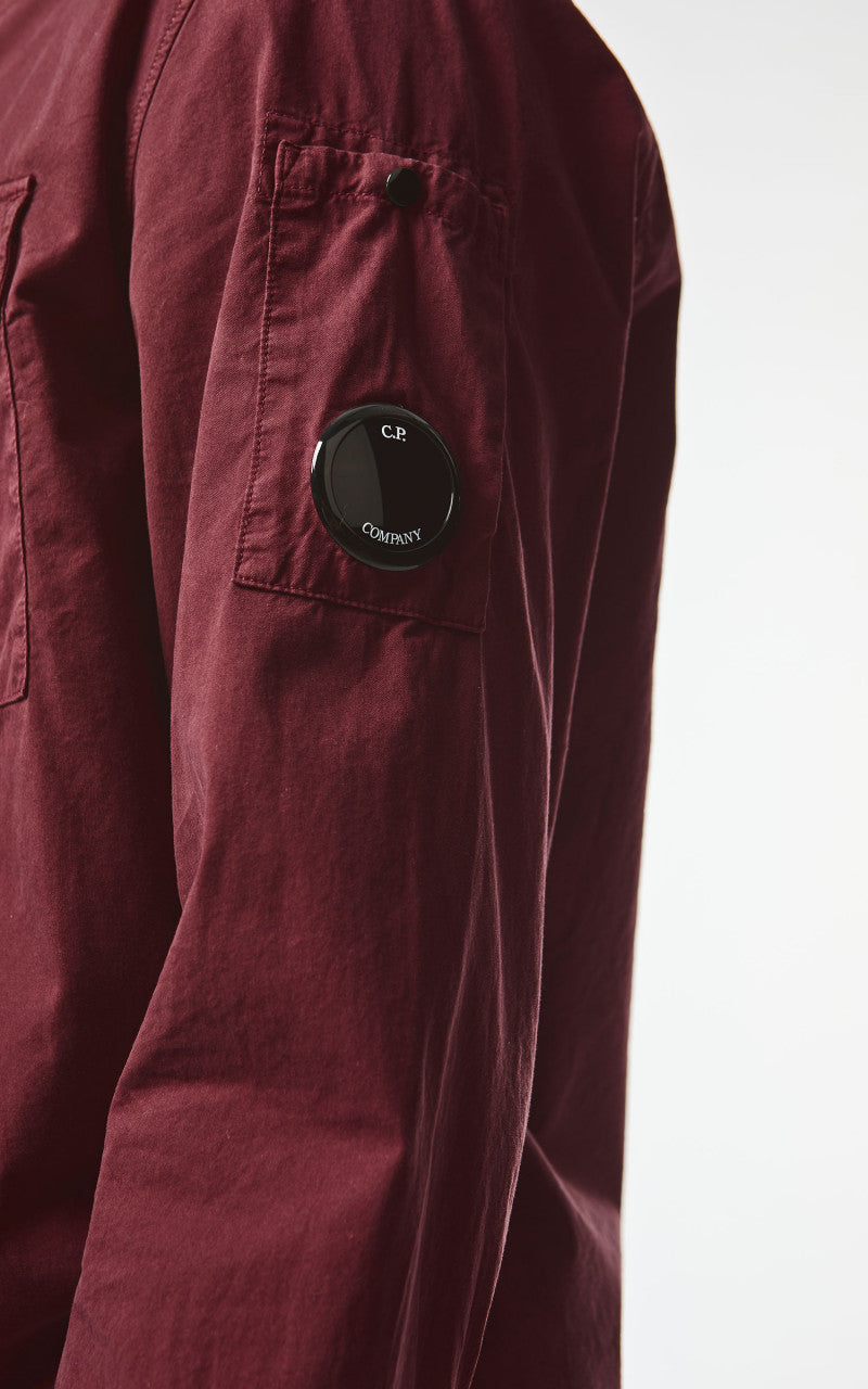 C.P. Company Gabardine Zipped Shirt Port Royal