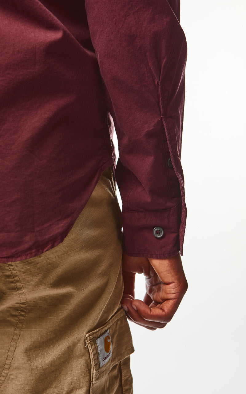 C.P. Company Gabardine Zipped Shirt Port Royal