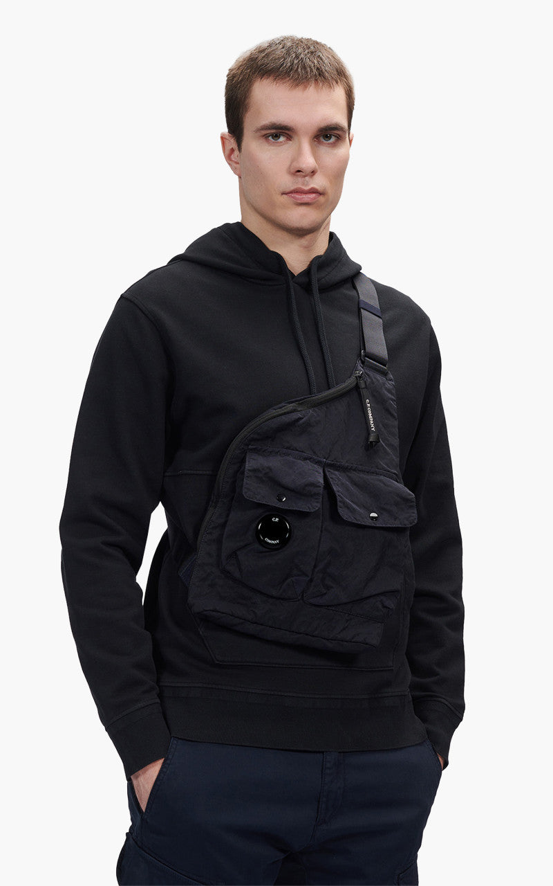 C.P. Company Nylon B Single Strap Rucksack Total Eclipse