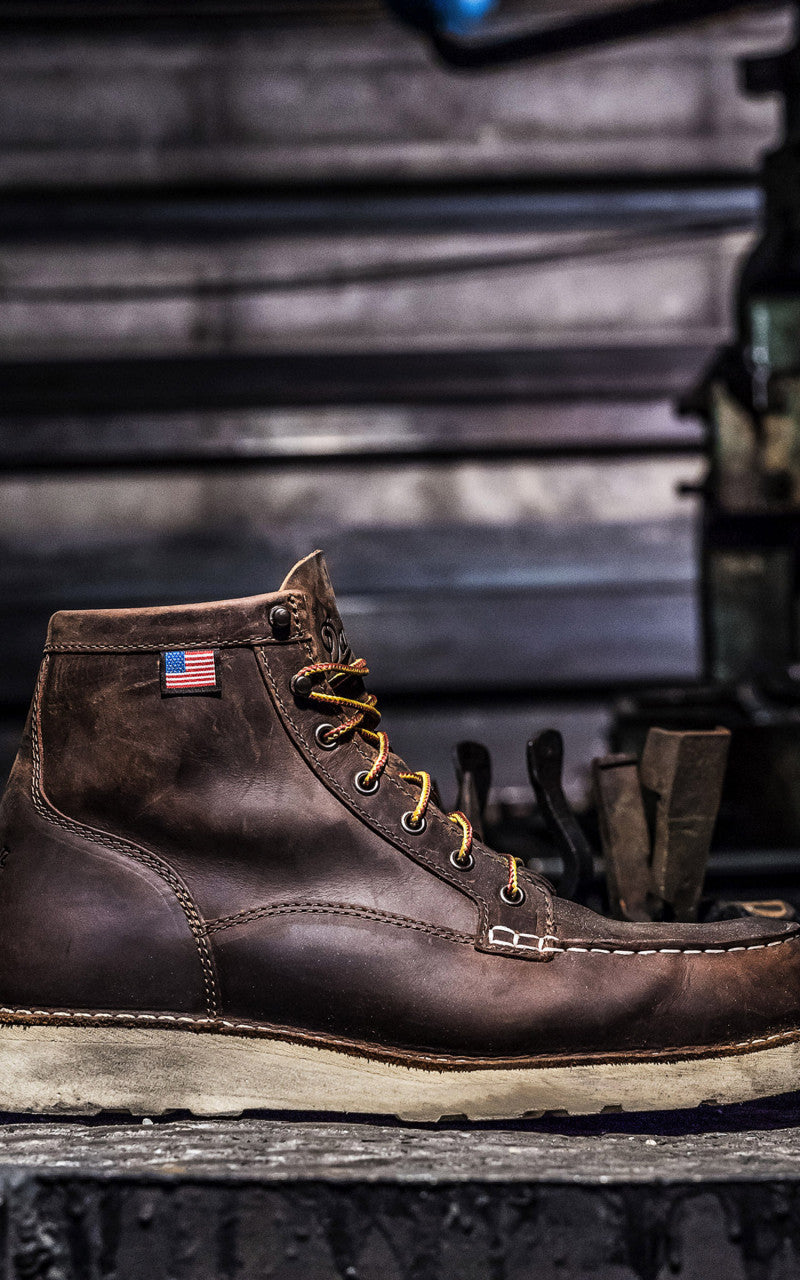 Danner Bull Run Moc Toe Brown