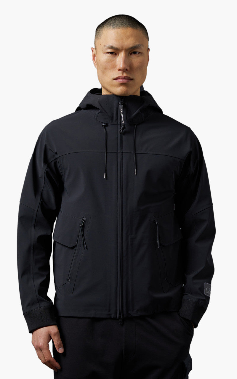 C.P. Company Metropolis Series Metroshell Hooded Jacket Black