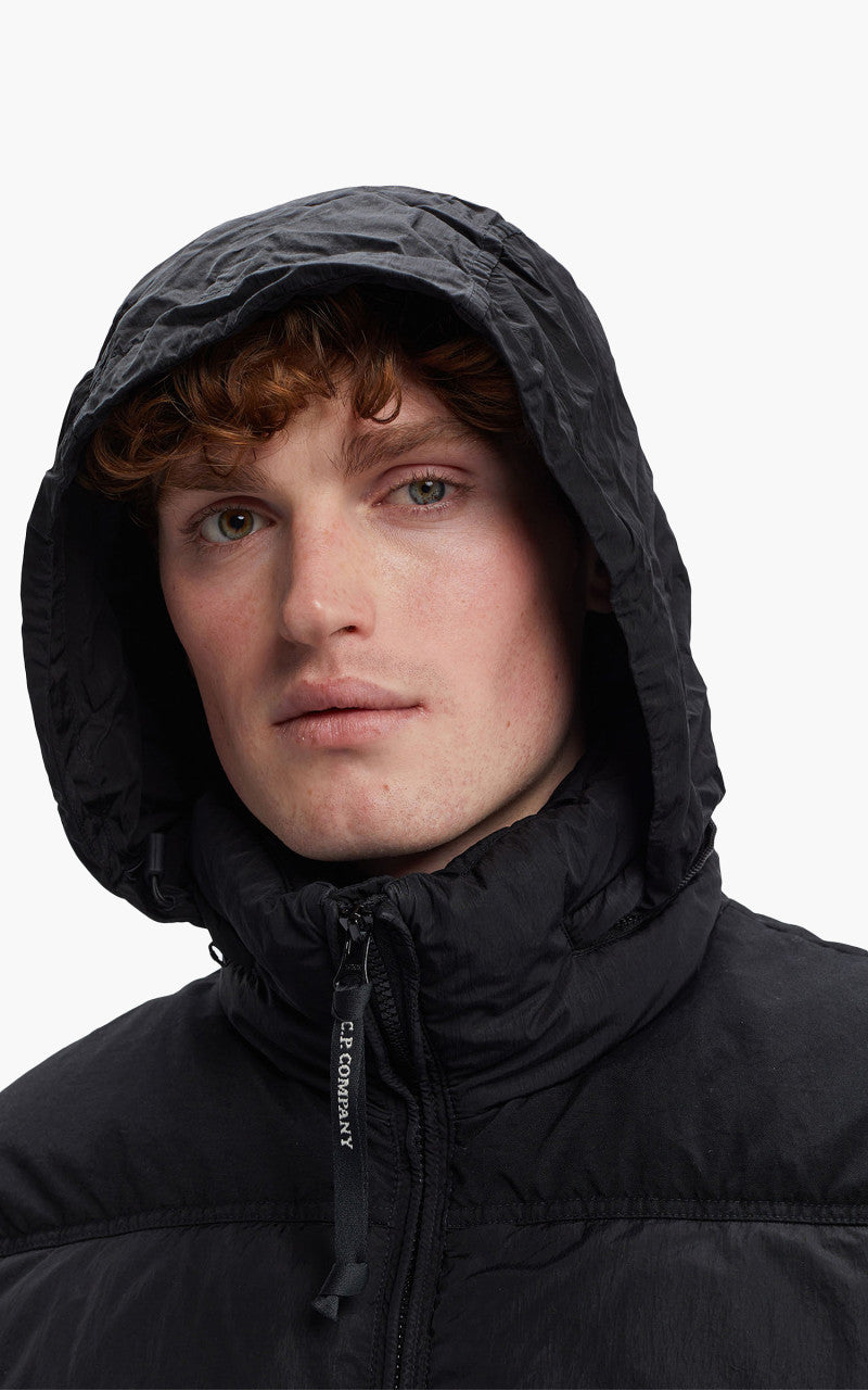 C.P. Company Eco-Chrome R Mixed Down Jacket Black
