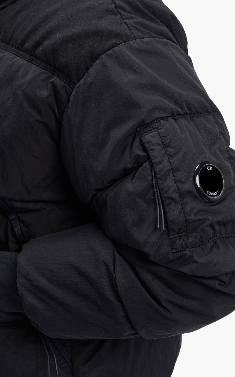 C.P. Company Eco-Chrome R Mixed Down Jacket Black