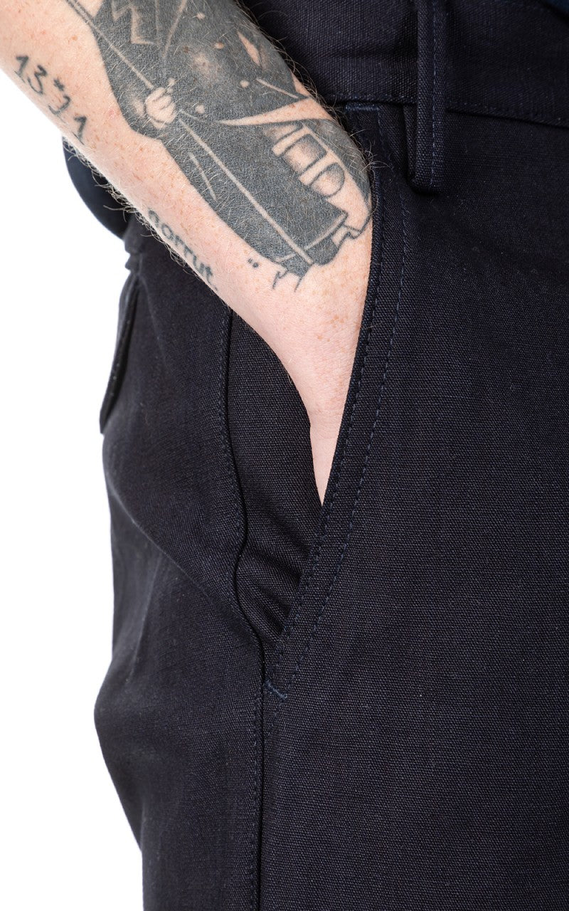 Rogue Territory Officer Trouser Indigo Selvedge Canvas 11oz