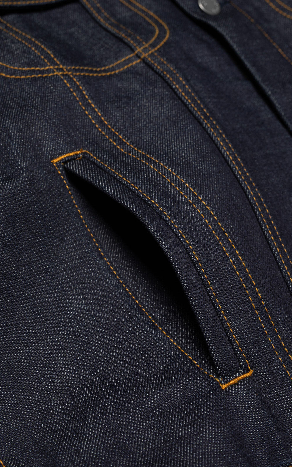 Nudie Jeans Danny Ace Selvage Denim Jacket Dry Bue