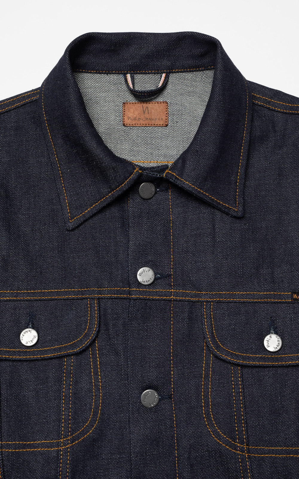 Nudie Jeans Danny Ace Selvage Denim Jacket Dry Bue