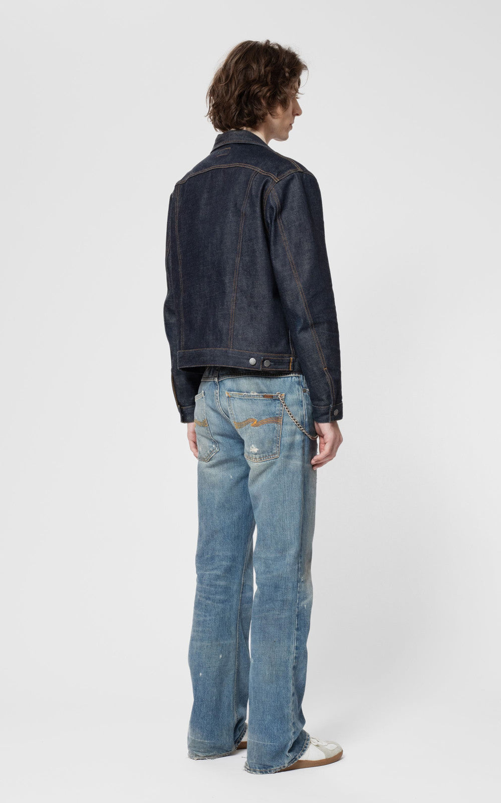 Nudie Jeans Danny Ace Selvage Denim Jacket Dry Bue