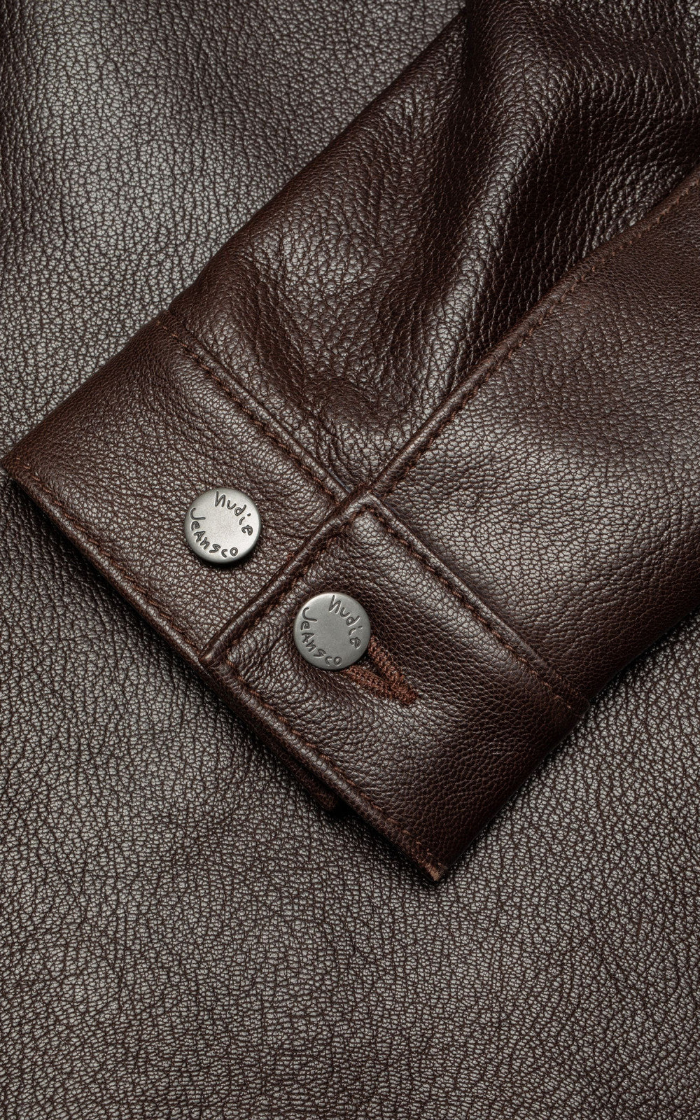 Nudie Jeans Joppe Western Leather Jacket Brown