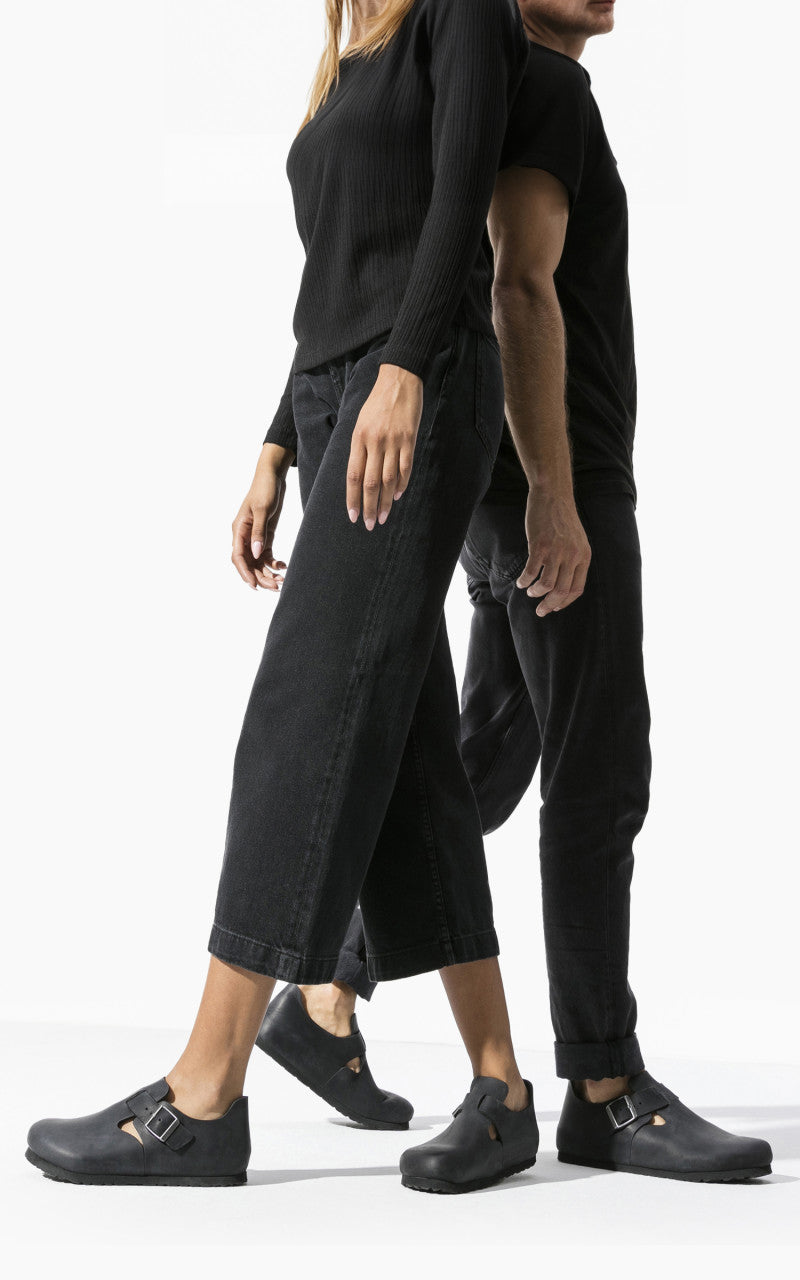 Birkenstock London Oiled Leather Black