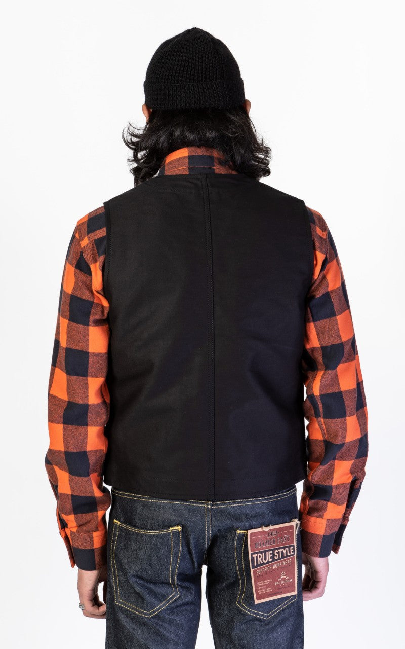 Pike Brothers 1937 Roamer Vest Elephant Skin Black