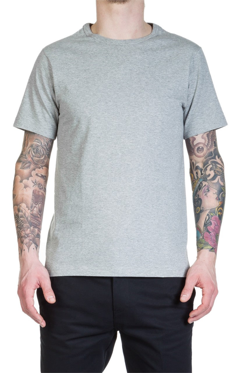 Merz b. Schwanen 1950s Crew Neck Tee Greymelange