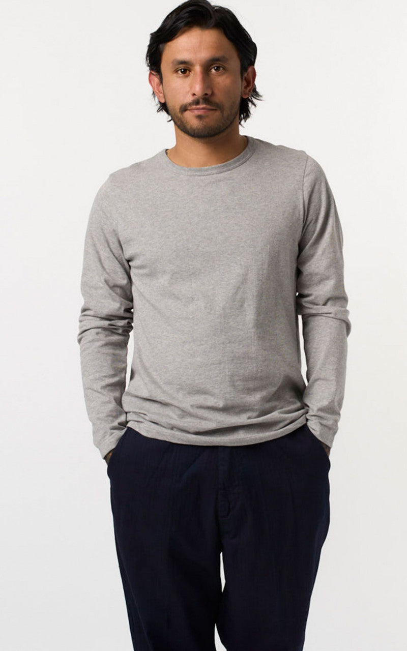 Merz b. Schwanen 1950sLS Tee Grey Melange