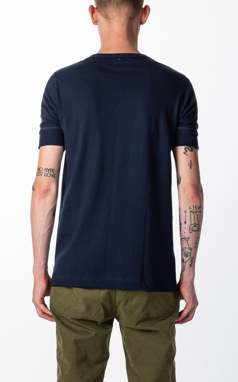 Merz b. Schwanen 1960s Army Tee Ink Blue