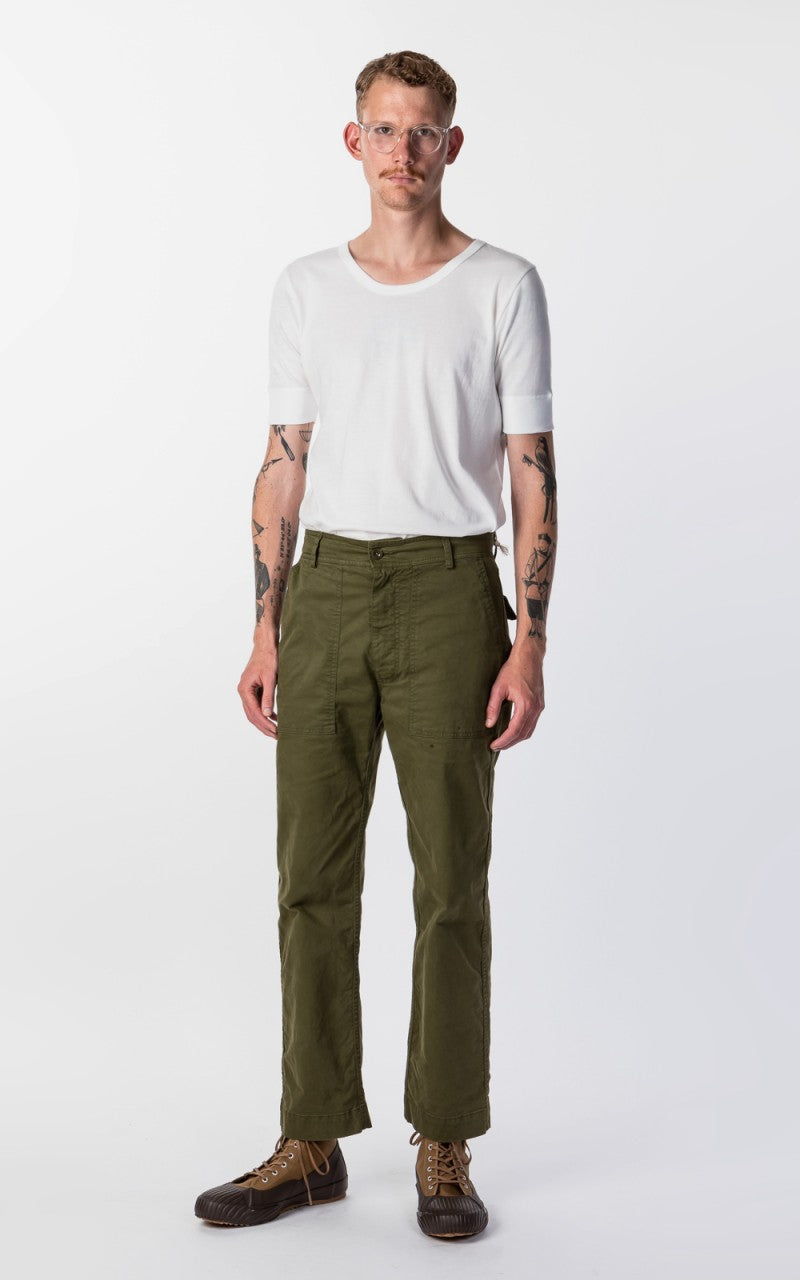 Merz b. Schwanen 1960s Army Tee White