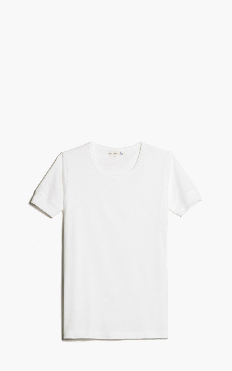 Merz b. Schwanen 1960s Army Tee White