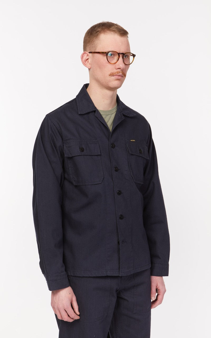 Pike Brothers 1962 OG-107 Shirt Navy