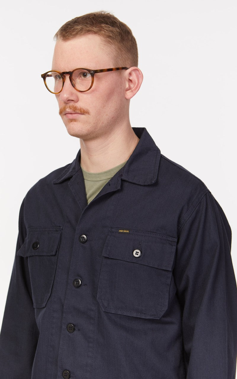 Pike Brothers 1962 OG-107 Shirt Navy