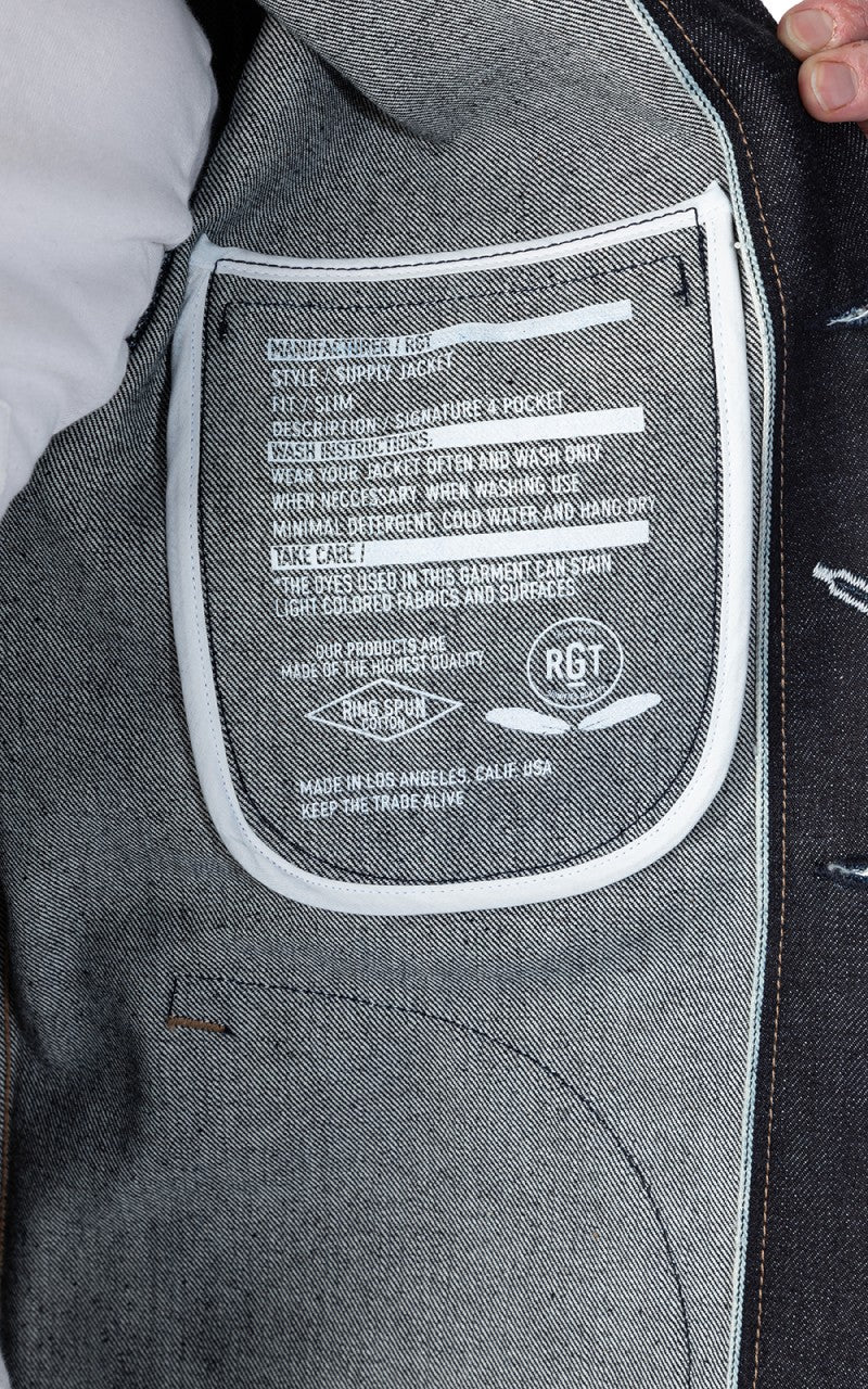 Rogue Territory Supply Jacket Selvedge Indigo 15oz